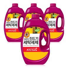 아토세이프 드럼겸용 집먼지진드기 세탁세제 본품, 2.5L, 4개