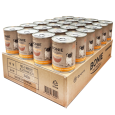 댕냥이라이프 강아지 보니웨트캔 375g, 24개, 소고기 + 닭고기 혼합맛