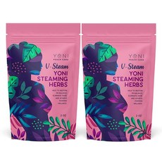 여성질세정제 y존 건조 증 냄새 향수 윤활제 Peach Care Yoni Steaming Herbs Made in USA 내츄럴 V 스팀 키트 클렌징 pH 밸런스 여성 산후 관리, 2팩