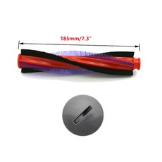 다이슨 청소기 부품 185mm225mm 강모 브러시 롤러 프리 틈새 v6 동물 솜털 dc59 dc62 sv03 클리너 브러시 바 물걸레키트 헤드 먼지통 필터 스탠드 거치대, 엔드 캡이 있는 185