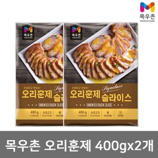 목우촌 오리 훈제 슬라이스 400g X 2팩 고기 구이