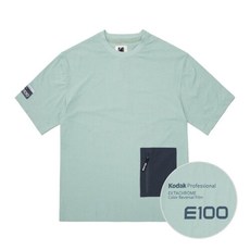 코닥반팔티 NQB K1223LRS37MNT 엑타크롬 우븐 포켓 반팔티셔츠 MINT GREEN
