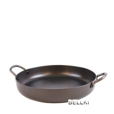 닭갈비팬 6 size * 경질 코팅 양수 볶음팬 전골팬 업소용 원형 철판 구이용, 26cm