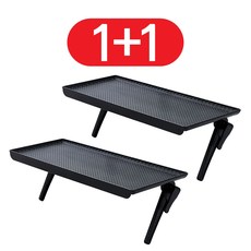 1+1 3세대 모니터 선반 거치대 트레이 공유기 받침대, 선택1. B타입 나사형1개
