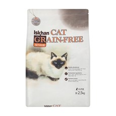 고양이 그레인프리 사료 노령묘2.5kg 이즈칸사료 건식사료