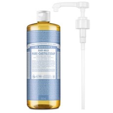 닥터브로너스 베이비 언센티드 퓨어 캐스틸 솝 950ml+펌프, 베이비 언센티드 퓨어 캐스틸 솝 950ml