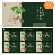 [녹차원] [1+1] 산삼배양근 프리미엄세트 (쇼핑백미포함) (유통기한: 23년 8월12일)