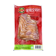 써니s OF 롯데 0593 의성마늘 훈제오리 슬라이스 400g, 단품, 단품