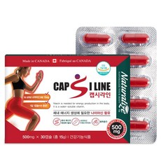 캐나다 캡시라인 나이아신 수용성 비타민B 고추열매추출분말 체내 에너지 생성에 도움, 30캡슐, 5박스