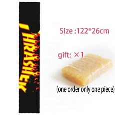 1 pc 새로운 122cm x 26cm 프로 롱 보드 스케이트 보드 그립 테이프 에어 홀 롱 보드 데크 샌드 페이퍼가있는 멀티 그래픽 그립 테이프, A28