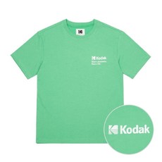 코닥어패럴 코닥반팔티 NQBB K1223LRS44GRN 컬러플러스 로고 반팔티셔츠 GREEN