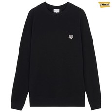 [메종키츠네] [명품] GM00333KM0002 P199 그레이폭스 패치 맨투맨 블랙 남성