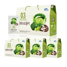 즙쟁이 양배추브로콜리즙, 90ml, 120개입