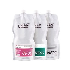 라샘 모웰 볼륨매직 스트레이트 크림 CF 손상모 500g, 1제+2제 (크림타입)