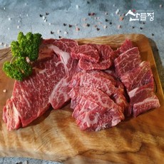 내가진짜한우다(냉장) 한우1++ 등심+구이모듬세트400g 살치살+구이모듬세트400g [모두 한우1투뿔 소고기] 산들정, 01. 등심+구이모듬 (모두 한우1++) 400g