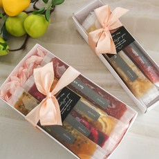 달콤트리 스틱청 추석선물포장 간단한선물 한포씩 마시기 편한 수제과일청 수제청선물세트 회사 퇴사선물 어린이집선생님선물 수제선물세트, 6포, 쇼핑백없음