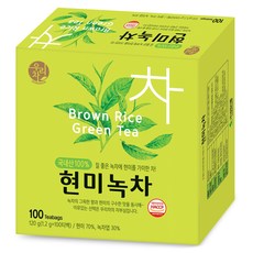 송원 현미녹차 티백, 1.2g, 100개