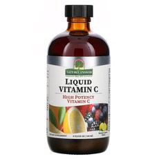 Nature's Answer 액상 비타민C 천연 레몬 맛 240ml(8fl oz)옵션확인필수