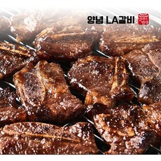 밥도둑놈 LA갈비 양념갈비 소갈비 미국산 초이스 캠핑용 구이용(1kg 2kg 3kg 4kg 5kg)-, 2개, 1kg