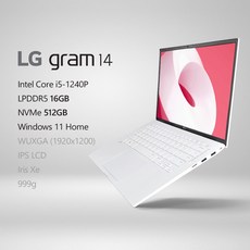 LG전자 2022 그램14(12세대) 14Z90Q-GA56K [프리미엄 패키지] + 사은품 증정, WIN11 Home, 16GB, 512GB