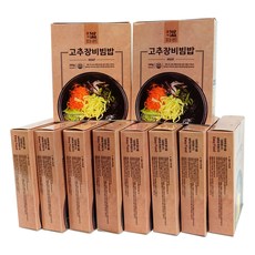 히트 고추장비빔밥 1box(15개입) 전투 식량 발열 도시락 즉석 밥