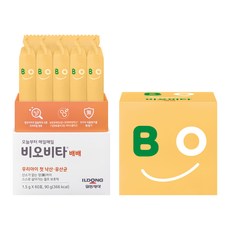 비오비타 배배 유아 낙산균 유산균 분말 스틱, 1.5g, 60개