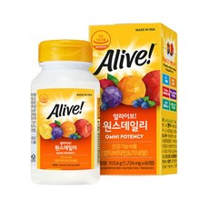 [얼라이브]멀티비타민 포우먼 포맨 60정(2달치) 외, 포우먼 60정 1박스, 옵션선택