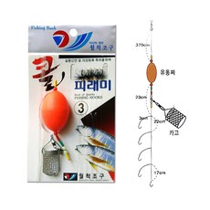 계곡 피라미 파리 빙어 도깨비 은어 피리 카고 미끼 낚시 낚시대 바늘 채비 세트 낚시용품