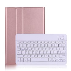 블루투스키보드 태블릿 케이스, Galaxy Tab S7 11 T870/T875, 로즈 골드, 일반 키보드