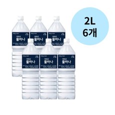 화인바이오 지리산 물하나 2L 6개, 단품, 단품