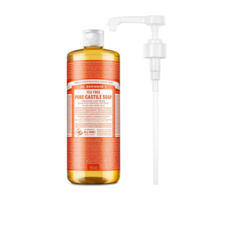 닥터브로너스 퓨어 캐스틸 솝 티트리 950ml + 전용펌프, 2개