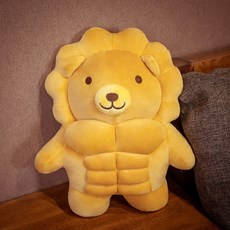 몸짱 근육 돼지 사자 곰돌이 인형 159, 근육 사자_30cm