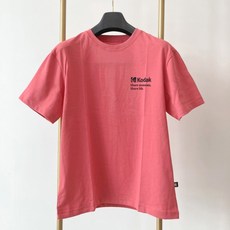 [국내매장판]코닥 반팔 티셔츠 컬러플러스 로고 핑크 K1223LRS44PNK
