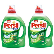 퍼실 딥클린 플러스 파워젤 액상세제 일반용 본품, 3L, 2개