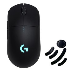 로지텍 G PRO 게이밍 무선 마우스 M-R0070 + 마우스 피트, M-R0070(마우스), 블랙