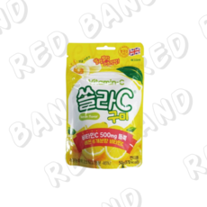 씹어먹는비타민 비타젤리 쏠라씨 고려은단 쏠라c구미 비타민씨 복숭아 포도맛 샤인머스켓맛 레몬맛50g 구미젤리, 50g 레몬맛 6봉