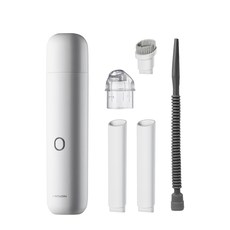 라쿠진 무선 듀얼 에어건 핸디청소기, 화이트, LCZ0107