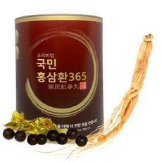 프리미엄 국민홍삼환365 100환 300환구입시 65환추가, 원통형100환