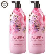해피바스 블루밍 퍼퓸 피오니&부케 바디워시 1200ml, 2개
