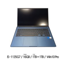 삼성전자 2021 갤럭시북 NT750XDZ-A51A, WIN10 Pro, SSD 1TB + 1TB