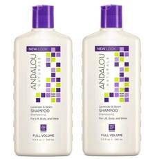 안달로우 Andalou Naturals Lavender & Biotin Full Volume Shampoo 풀 볼륨 샴푸 340ml 2개, 1개