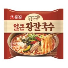 농심 얼큰 장칼국수 봉지 라면, 5개