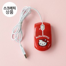 [벌크] 헬로키티 유선 마우스, HK-KB908-COMBO