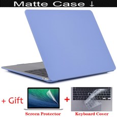 2021 Apple MacBook Pro 14 macbook 용 A2442 노트북 13 14 11 15 16 인치 A2485 2020 Mac Book Air Pro 13 A2338, 02 Matte New Blue