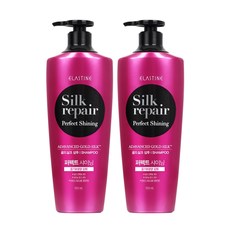 엘라스틴 실크리페어 샴푸 시그니처향, 550ml, 2개