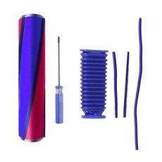 Dyson V6 V7 V8 V10 V11 진공 청소기 소프트 롤러 헤드 교체 부품 용 소프트 롤러 브러시 호스 세트, 01 blue