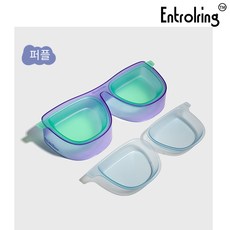 엔트롤링 고양이그릇 고양이경추 보호 애완동물 두 그릇 대용량 쿨링방지오색고양이 식분대, 퍼플