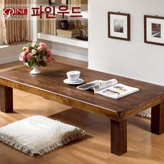 [파인우드] 백두대간 완전평면 면고운 원목좌탁 1000 좌식 테이블, 네추럴