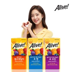 얼라이브 원스데일리 30정 1+1 멀티 포맨 포우먼 비타민앤미네랄 남성 여성 조보아 비타민B, 멀티비타민 30정 1개월분, 포우먼 30정 1개월분