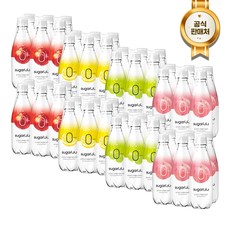 슈가로로 스파클링 복숭아+레몬사이다+샤인머스캣+사과 350ml 48개입, 48개